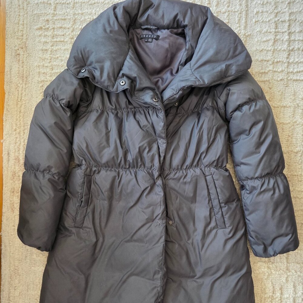 Theory Kendon Heavenly down coat,Dark Grey